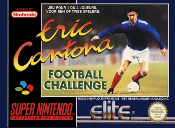 Eric Cantona Football Challenge (France) (En,Fr,De,Es,It,Nl,Sv) box cover front